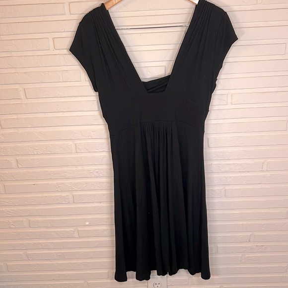 Banana Republic Black Monochrome Flowy Dress, Women’s Size Medium - Picture 6 of 8